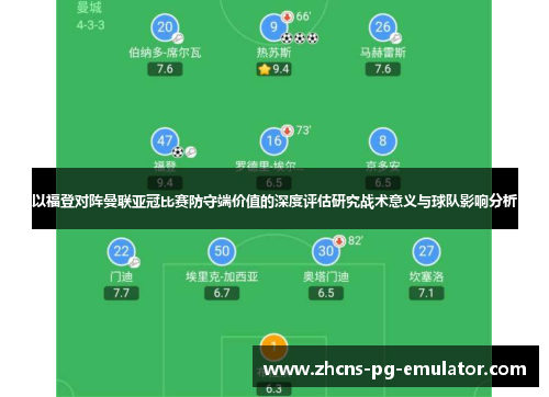以福登对阵曼联亚冠比赛防守端价值的深度评估研究战术意义与球队影响分析